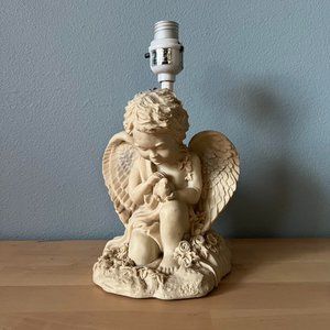 Vintage 1994 Cherub Table Lamp